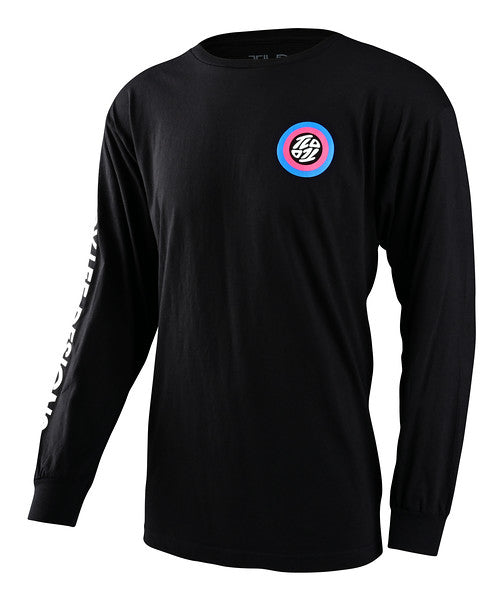 Troy Lee Designs Spun Long Sleeve Tee - Black Black Small