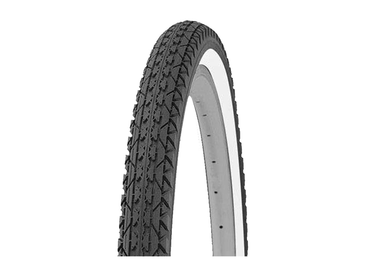 Ultracycle Retro 26" Cruiser Tire - Black-White Sidewall Black - White Sidewall 26" - 2.125"