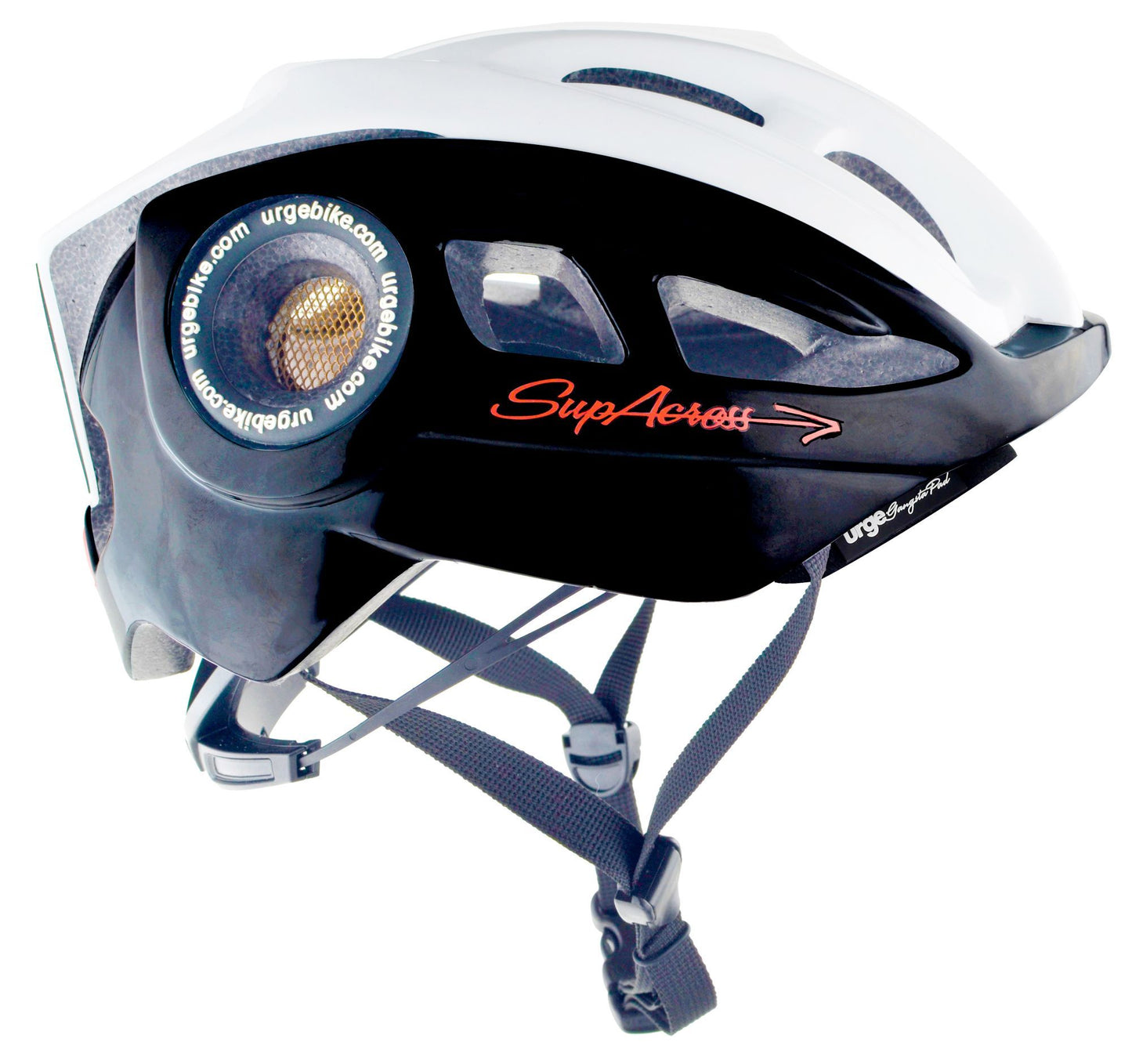 Urge Supacross XC Helmet - Black-White Black - White Small/Medium