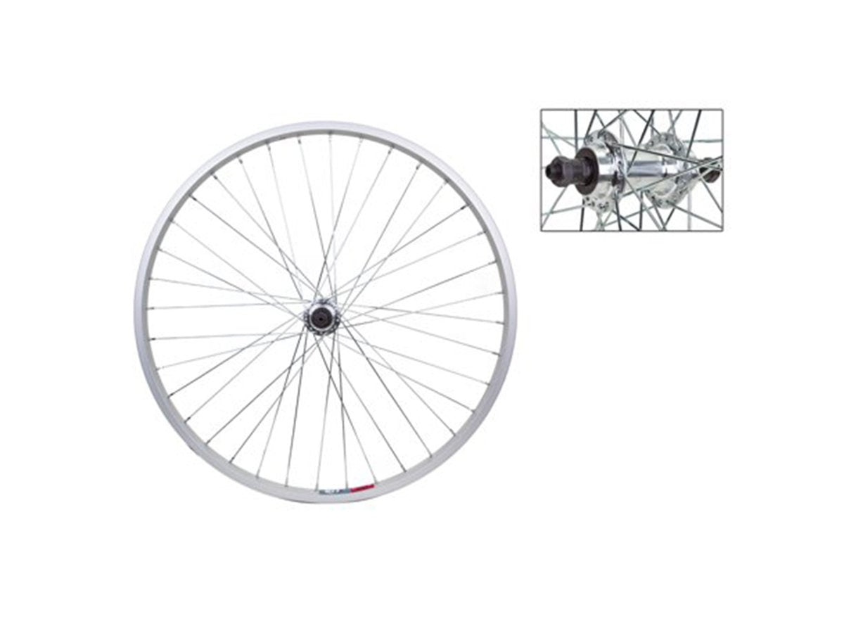 WheelMaster 26" Alloy Single Wall MTB Wheel - Rear - Silver