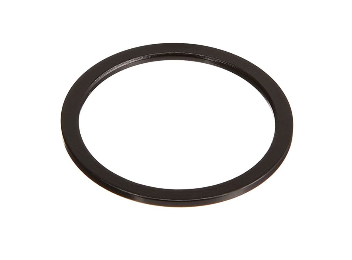 Wheels Manufacturing Aluminum Headset Spacer - 1.1/8" x 2mm - Black Black