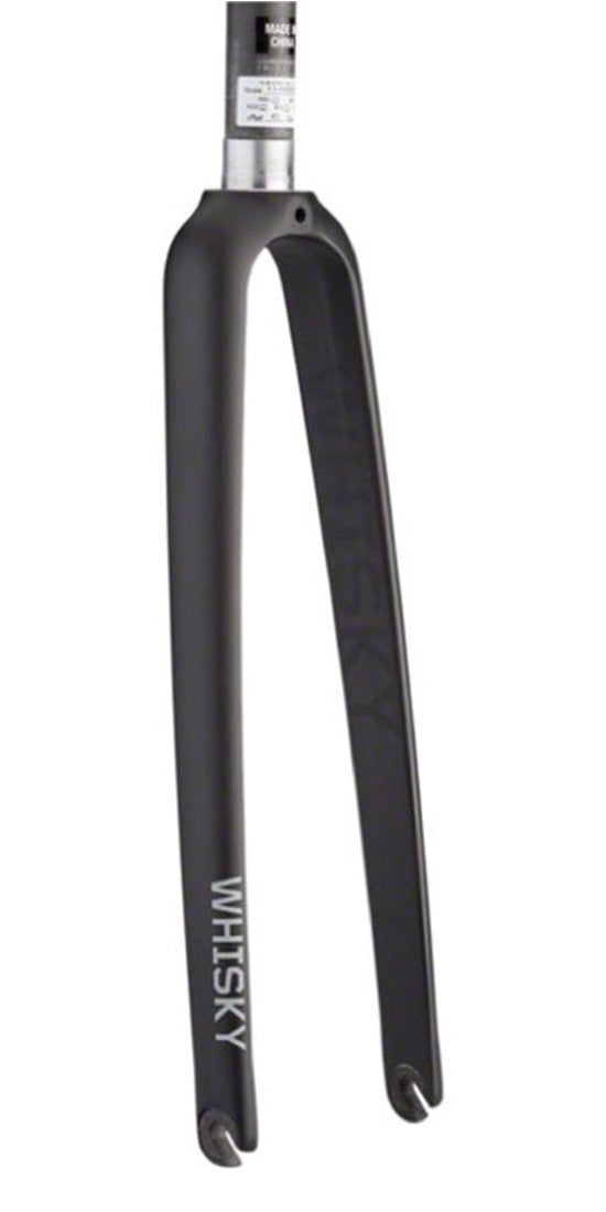 Whisky Parts Co No.7 700c Road+ Carbon Fork - Matt Black Matt Black 1.1/8" 9x100mm QR