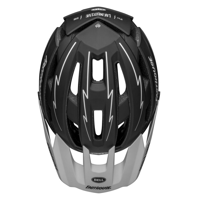 Bell Super Air Spherical MTB Helmet - Matt Black-White