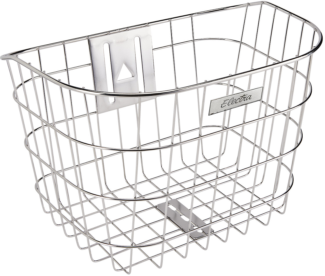 Electra Stainless Headset Mounted Basket - Silver Silver