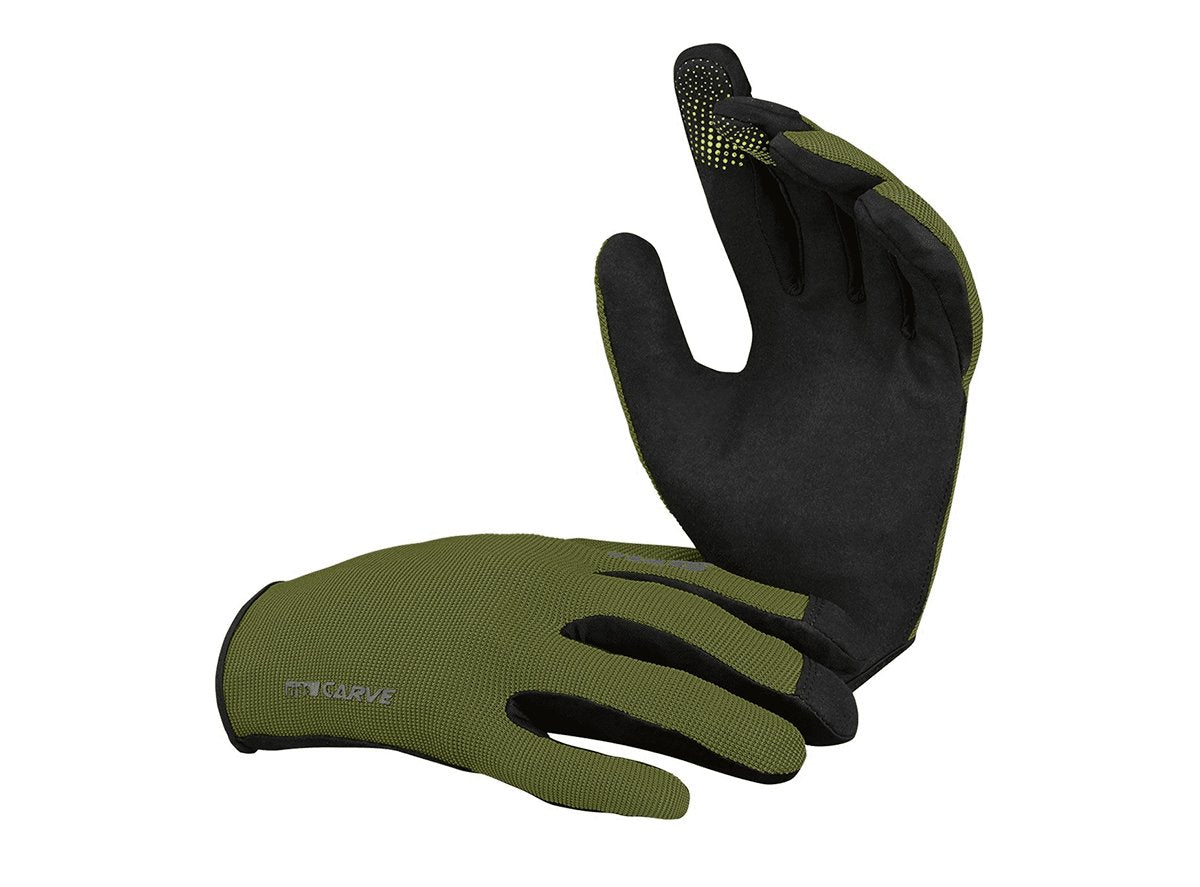 iXS Carve MTB Glove - Olive Olive Medium