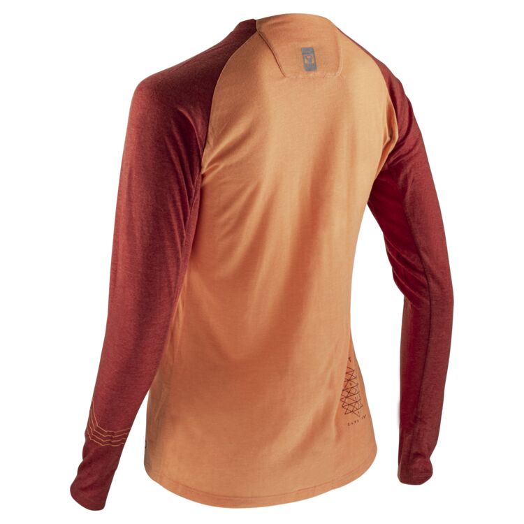 Leatt AllMtn 3.0 Long Sleeve MTB Jersey - Womens - Peach - 2023