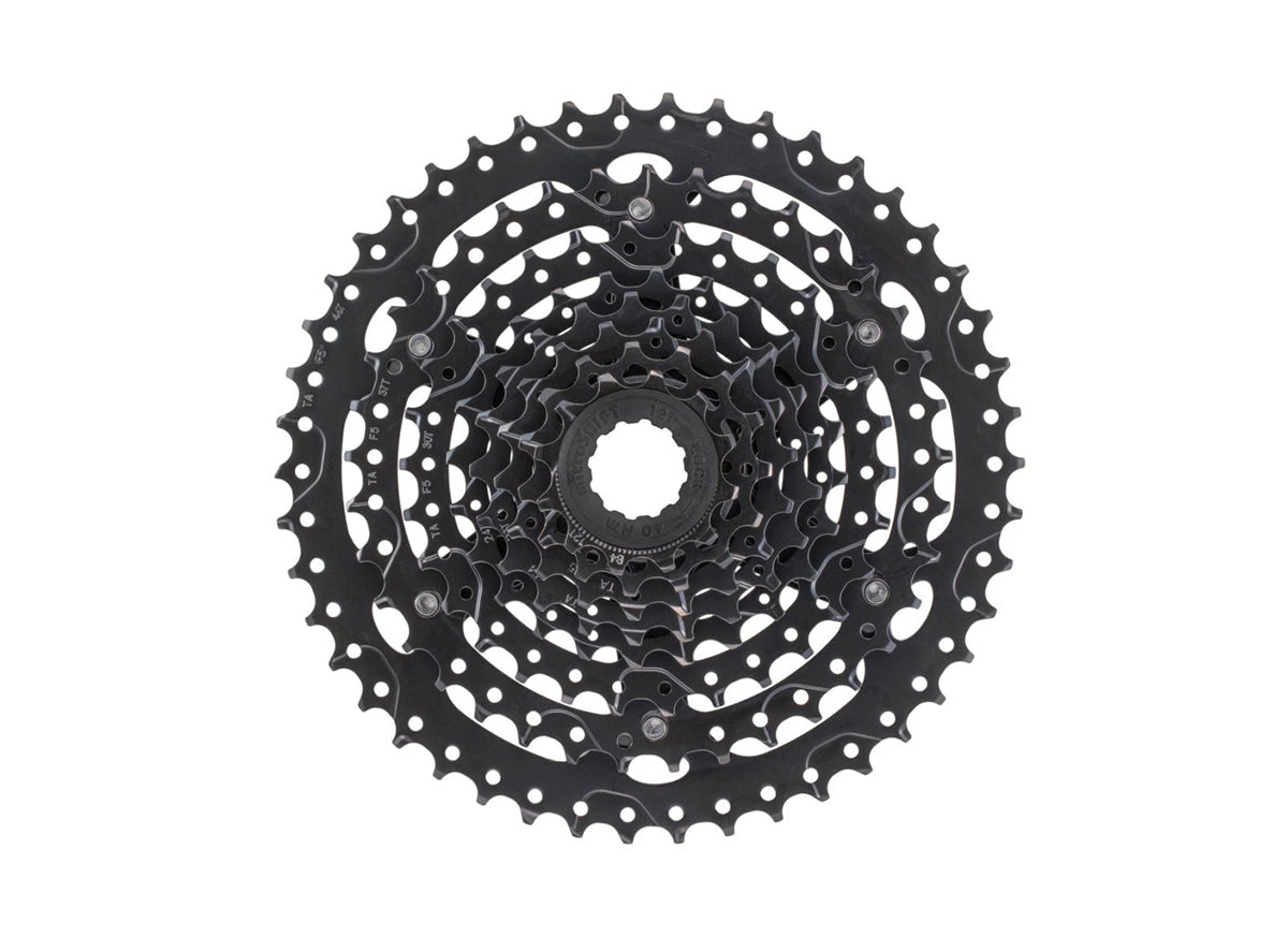 microSHIFT Acolyte 8 Spd Wide Range MTB Cassette Black 12-42t