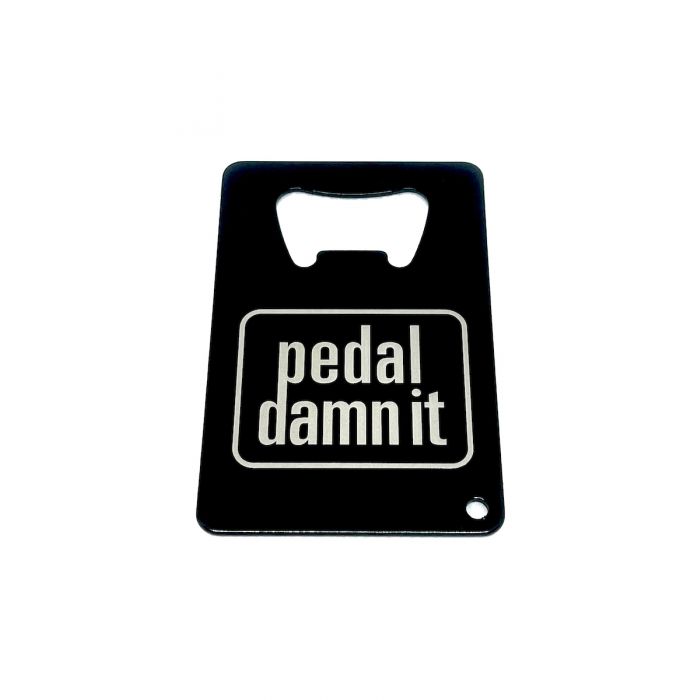 Niner Metal Credit Card Style Bottle Opener - Black