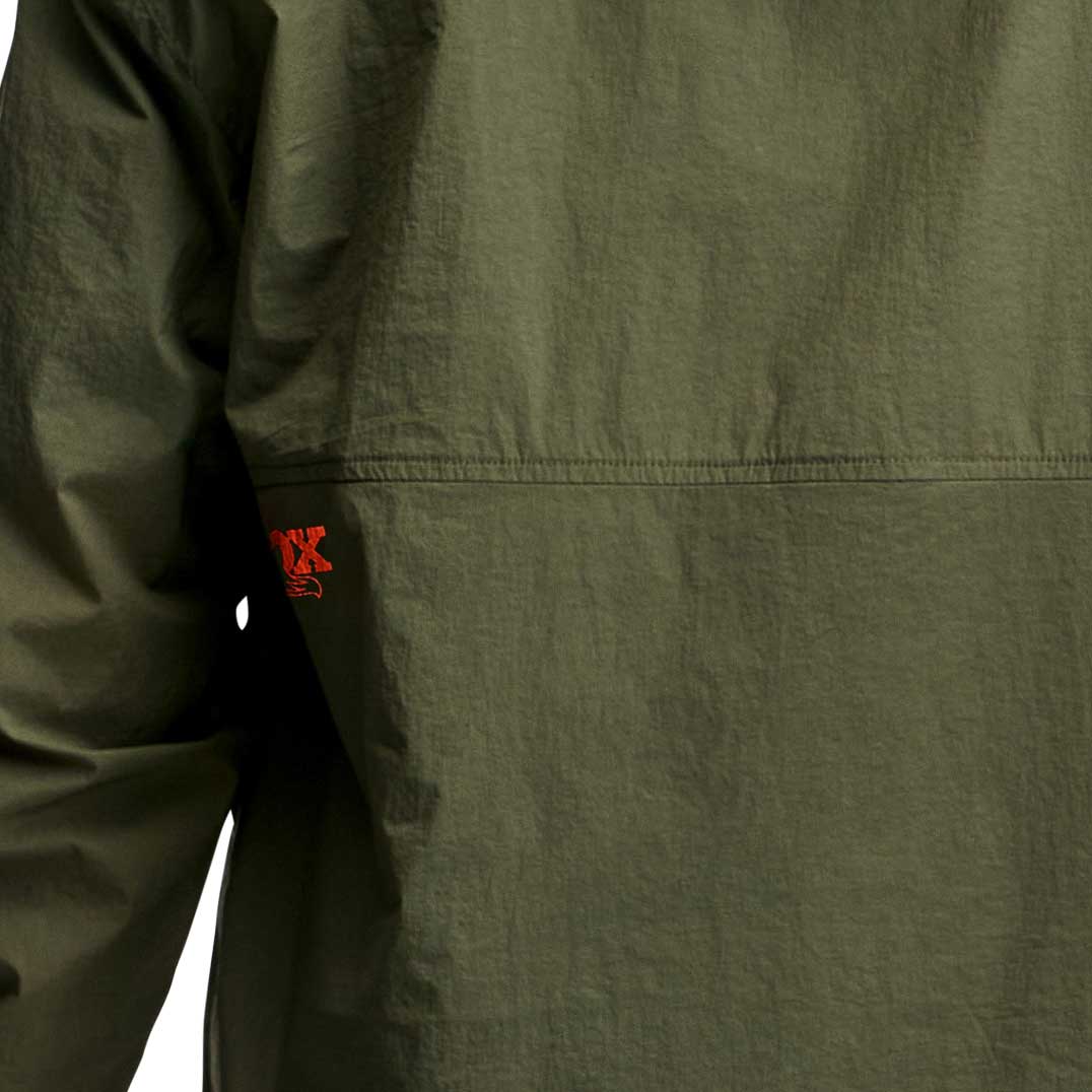 Fox Factory Alpine Track Walk Anorak Jacket - Green