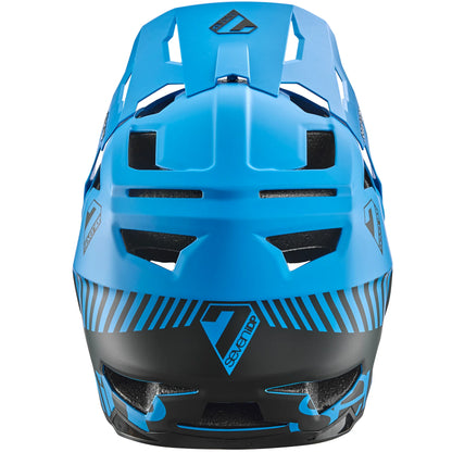 7 iDP Project 23 Fiberglass Full Face Helmet - Blue-Black - Blem