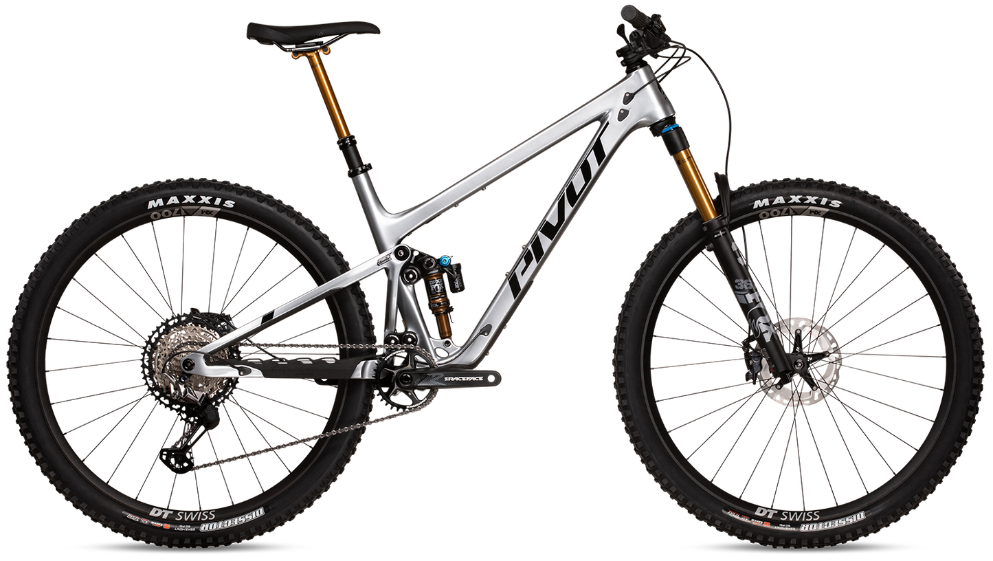 Pivot Trail 429 - Pro XT/XTR Enduro - Silver Metallic - 2023