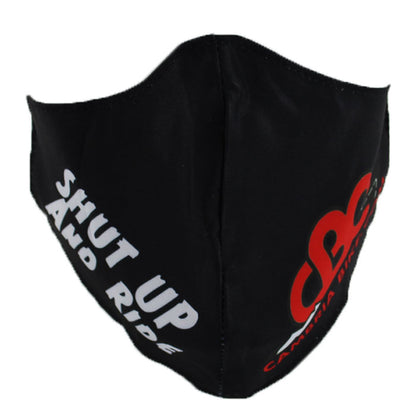 CBO Shut Up and Ride Face Mask - Black