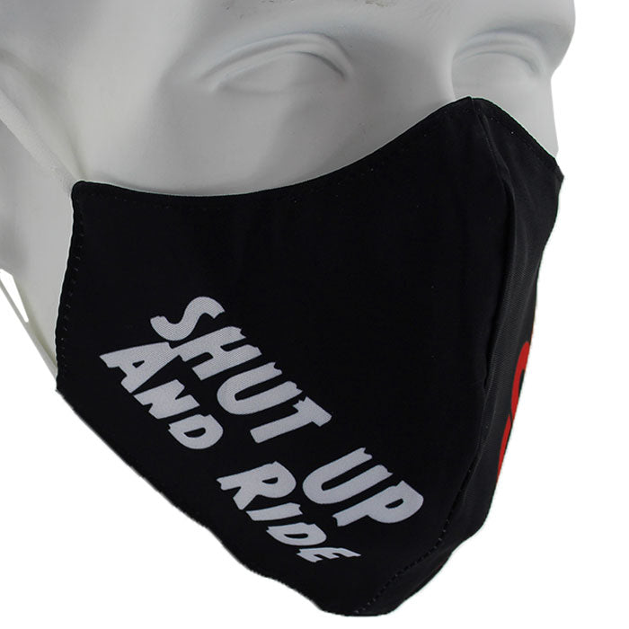 CBO Shut Up and Ride Face Mask - Black