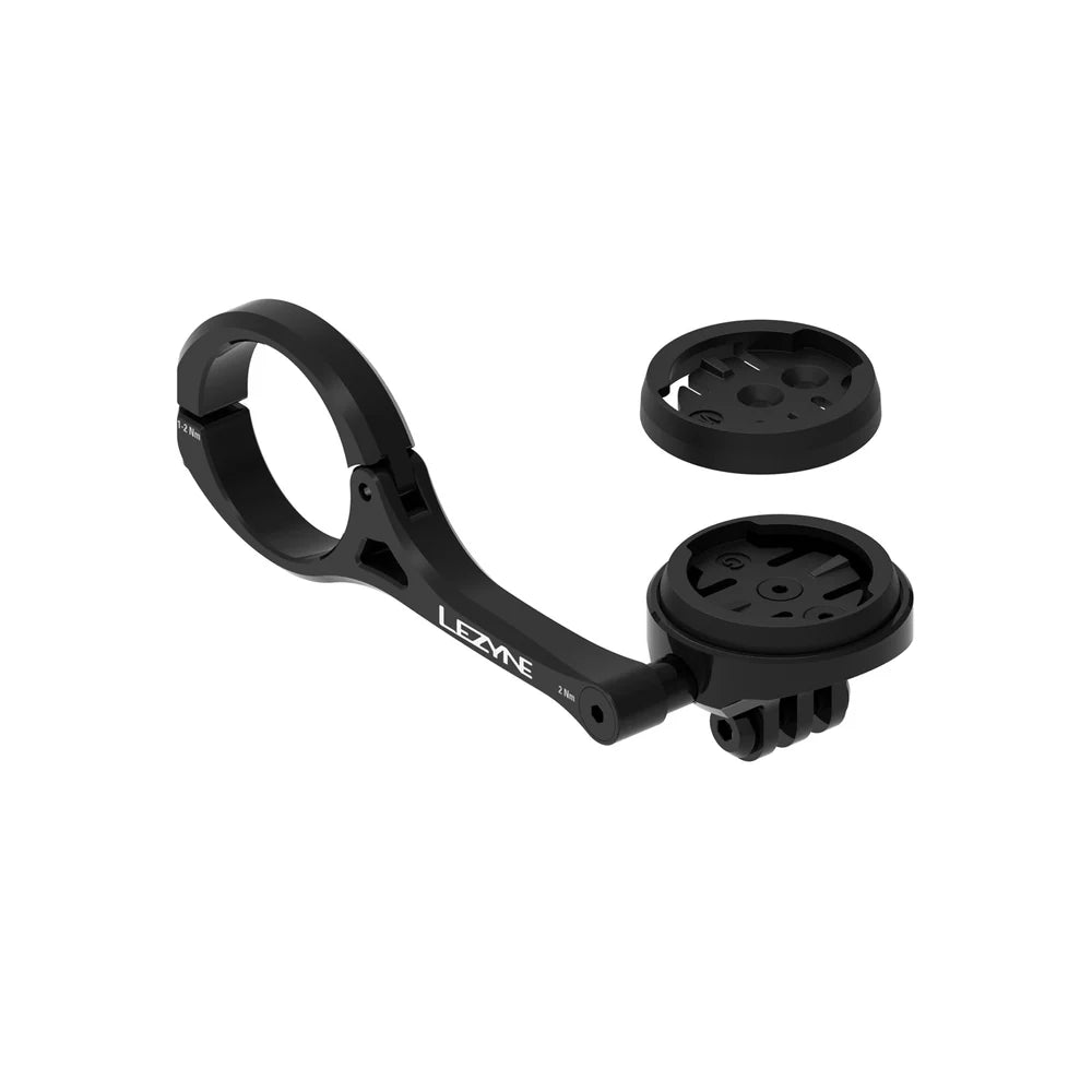 Lezyne Garmin/Wahoo GPS Forward Mount - With GoPro