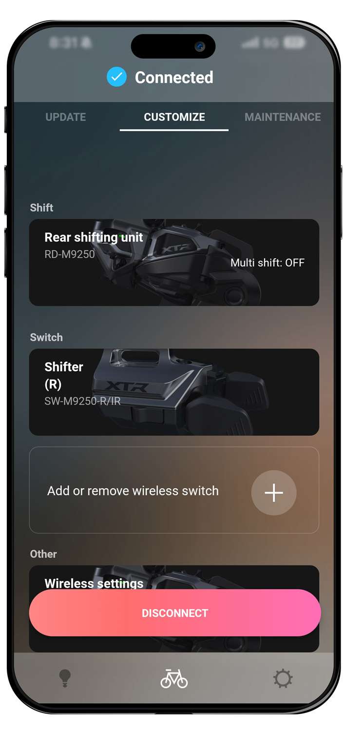 Shimano XTR M9250-IR Di2 Wireless Shifter - I-Spec