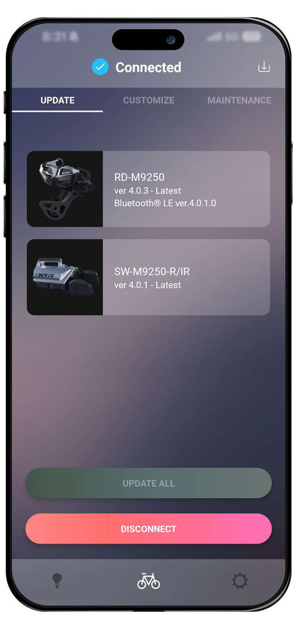 Shimano XTR M9250-IR Di2 Wireless Shifter - I-Spec