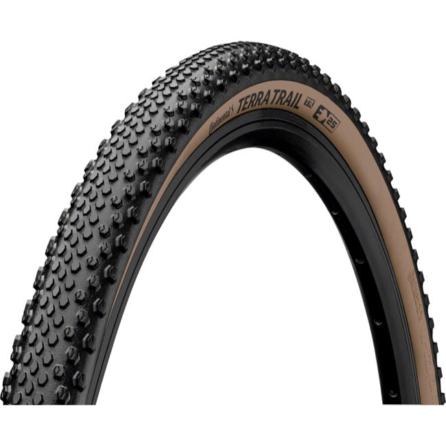 Continental Terra Trail ShieldWall 700c Folding Gravel Tire - Black-Brown
