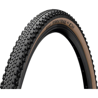 Continental Terra Trail ShieldWall 700c Folding Gravel Tire - Black-Brown