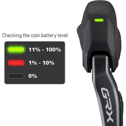 Shimano GRX Di2 RX825/820 12 Spd Road Shift/Brake Set - Rear