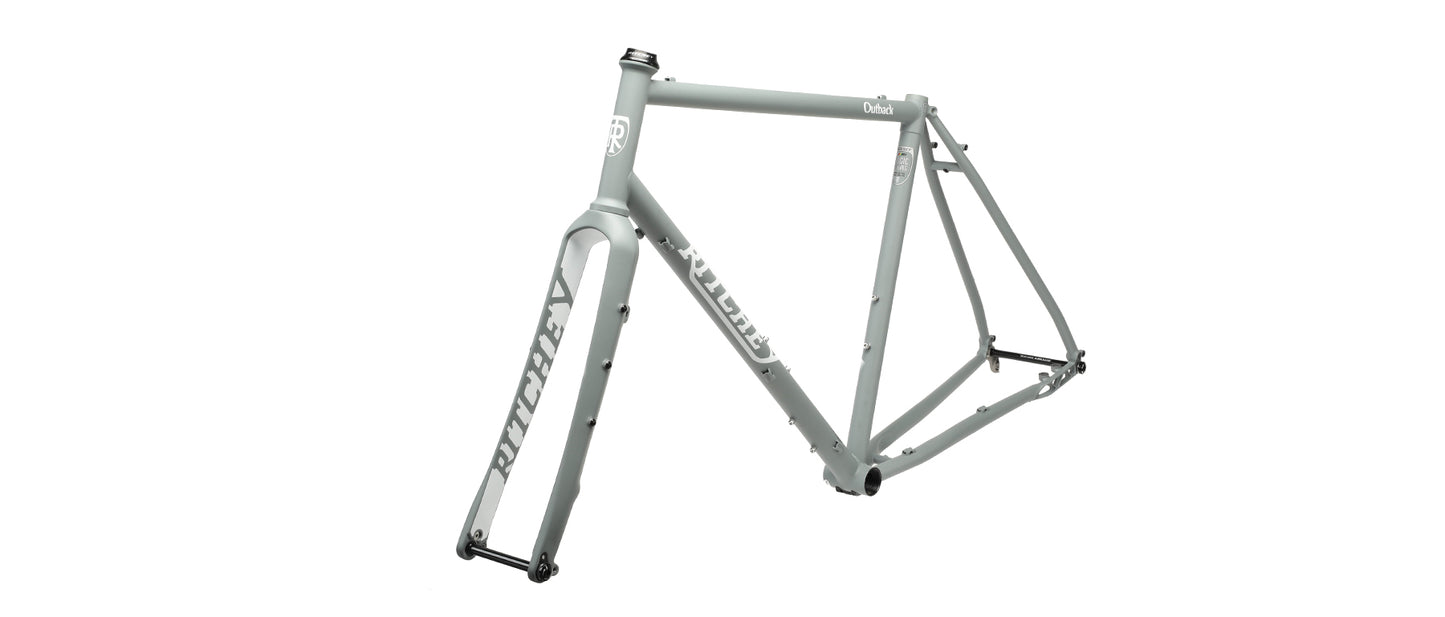 Ritchey Outback Gravel Frameset - Gray-White - 2023