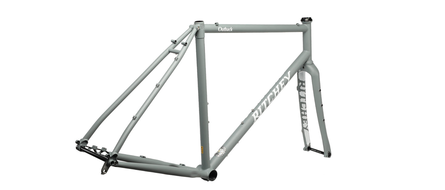 Ritchey Outback Gravel Frameset - Gray-White - 2023