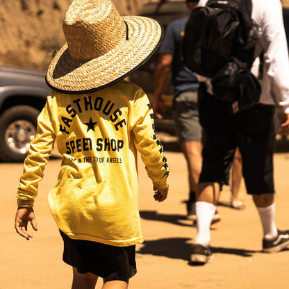 Fasthouse Deco Straw Hat - Youth - Dark Natural