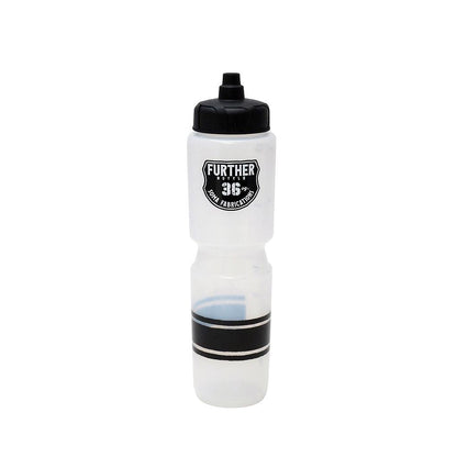 Soma Further Auto Valve Water Bottle - 36oz - Frosted Clear-Black