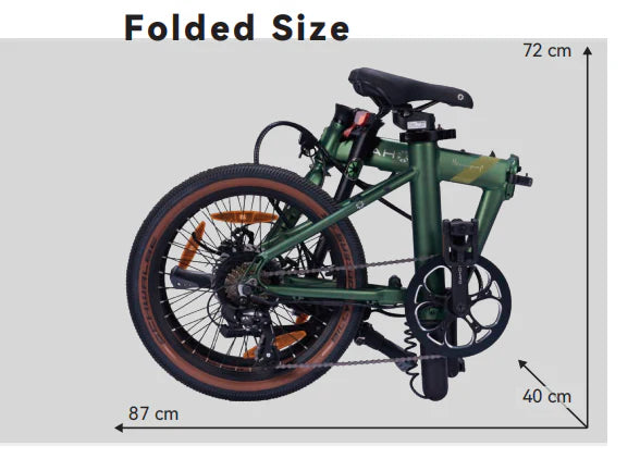 Dahon E Hemingway Electric - Forest Green