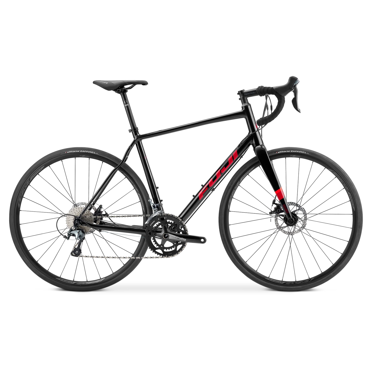 Fuji Sportif 1.3 Disc 700c - Pearl Black-Red Orange