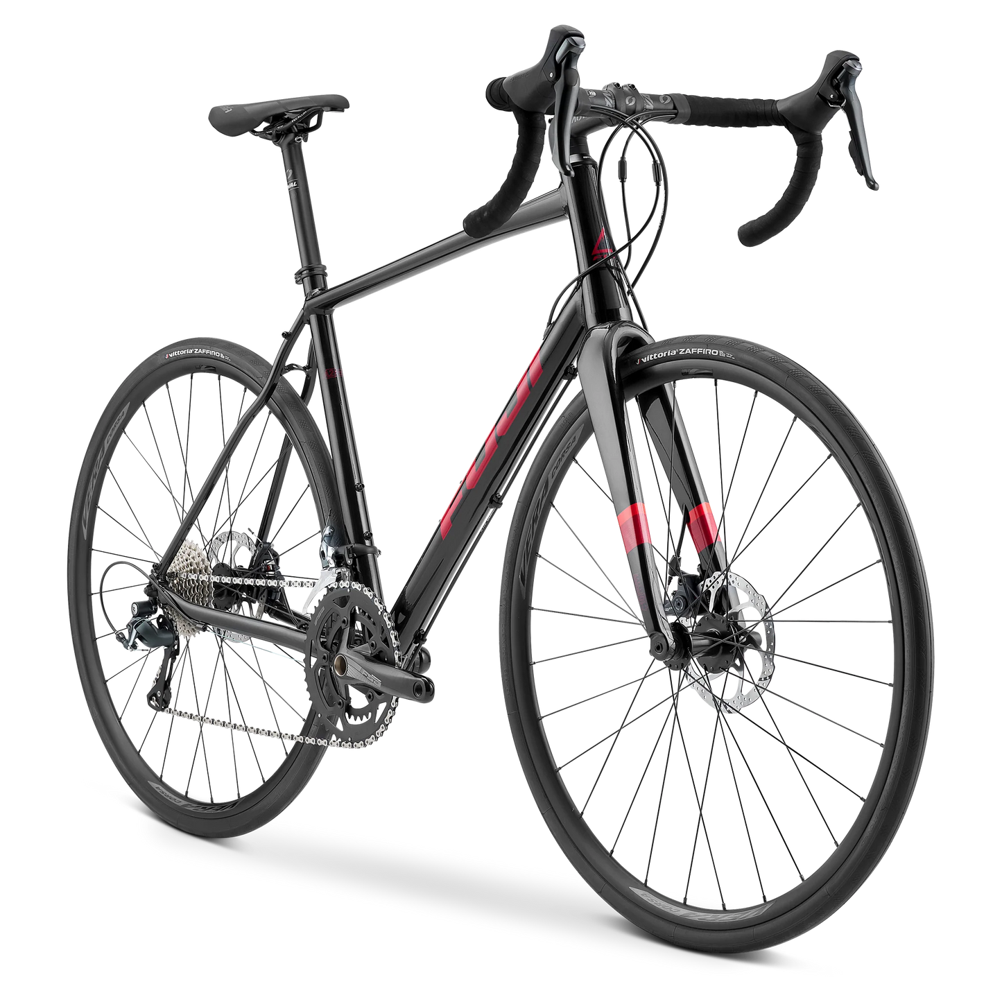 Fuji Sportif 1.3 Disc 700c - Pearl Black-Red Orange