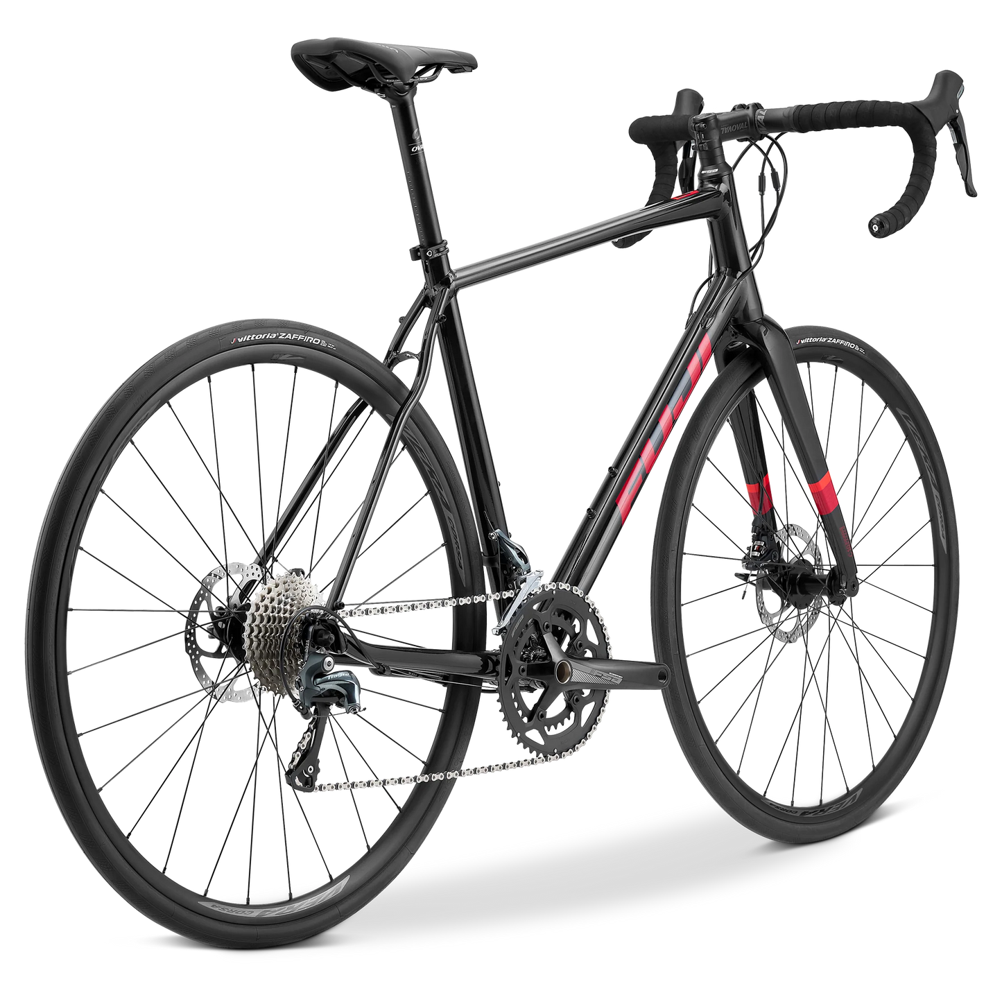 Fuji Sportif 1.3 Disc 700c - Pearl Black-Red Orange