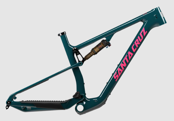 Santa Cruz Blur 4 CC 29 Trail Full Suspension Frame - Gloss Dark Teal - 2025