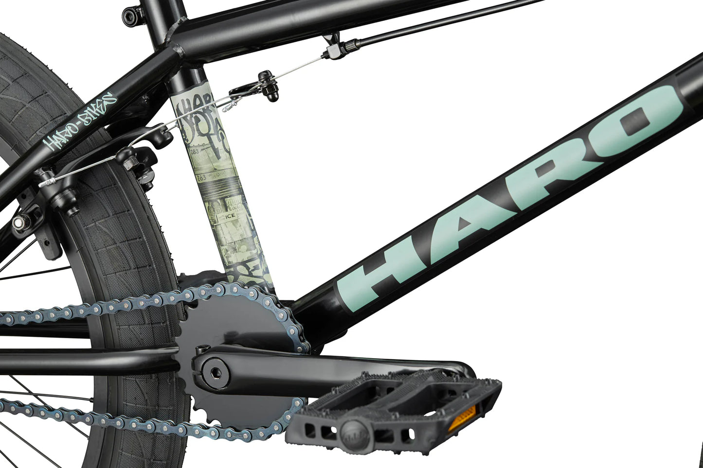 Haro Downtown 20" BMX - Semi-Gloss Black