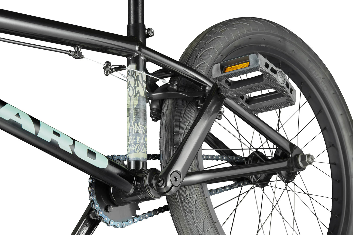 Haro Downtown 20" BMX - Semi-Gloss Black