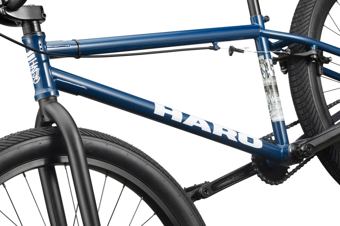 Haro Downtown 24" BMX - Trans Midnight Blue