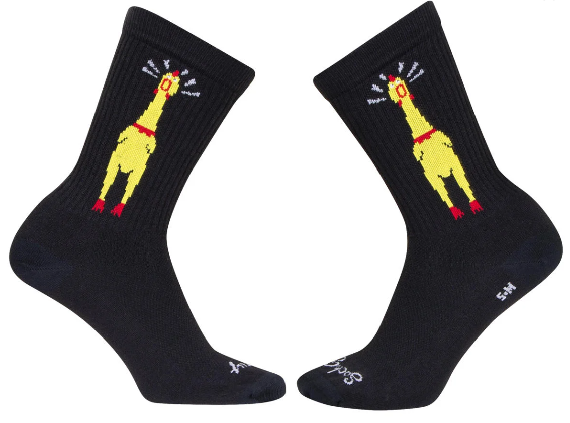 SockGuy 6" Crew Sock - Rubber