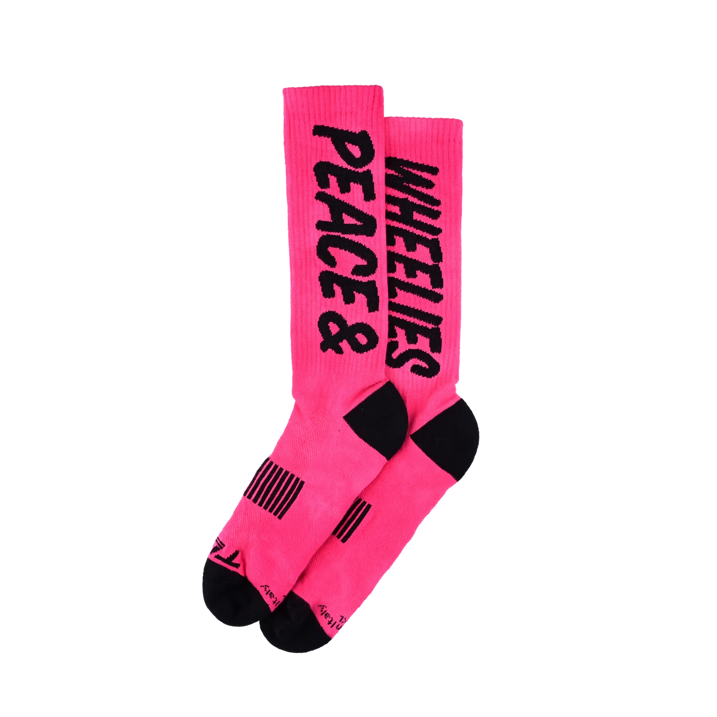 Troy Lee Designs Performance Sock - Peace & Wheelies - Fuscia