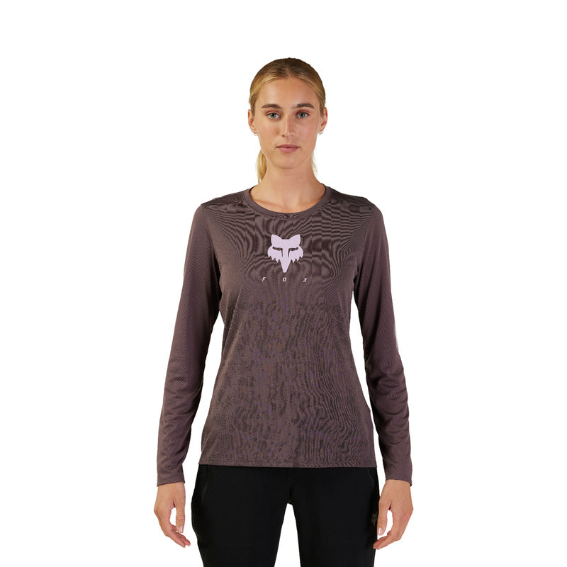 Fox Racing Ranger Tru Dri Long Sleeve MTB Jersey - Womens - Purple