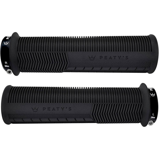 Peaty's Mushroom Thin Lock-On Grips - Black