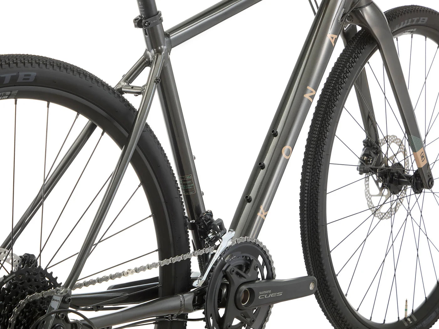 Kona Libre 700c Gravel Bike - Shimano CUES - Gloss Metallic Charcoal