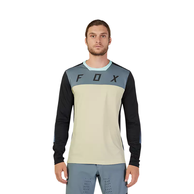 Fox Racing Defend Long Sleeve MTB Jersey - CEKT - Oat