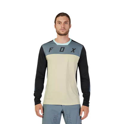 Fox Racing Defend Long Sleeve MTB Jersey - CEKT - Oat