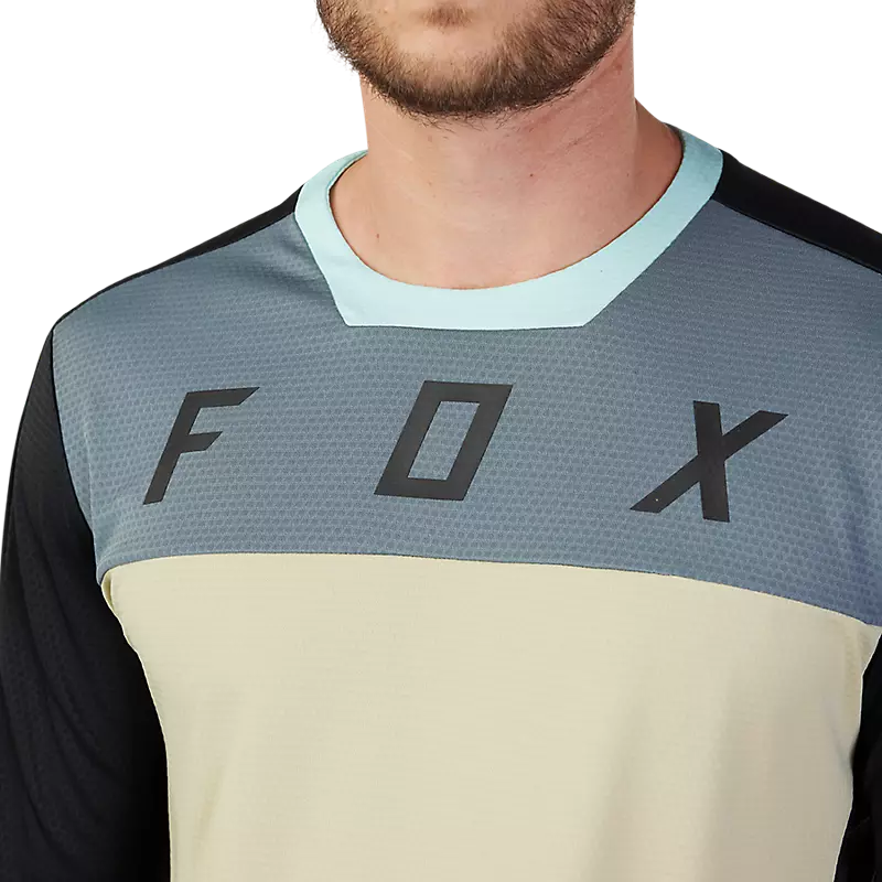 Fox Racing Defend Long Sleeve MTB Jersey - CEKT - Oat