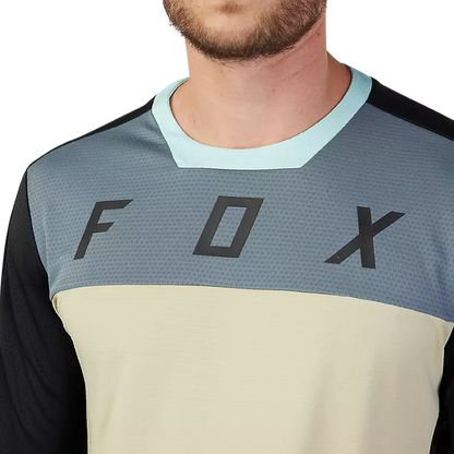 Fox Racing Defend Long Sleeve MTB Jersey - CEKT - Oat