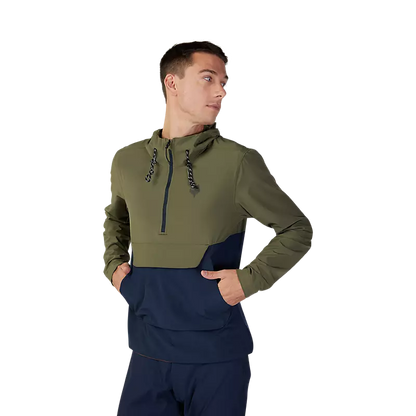 Fox Racing Ranger Wind Pullover - Olive Green