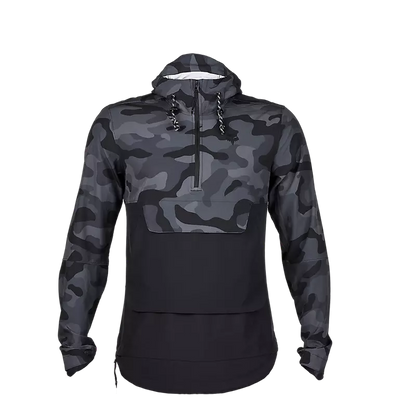 Fox Racing Ranger Wind Pullover - Black Camo - 2023
