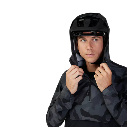 Fox Racing Ranger Wind Pullover - Black Camo - 2023