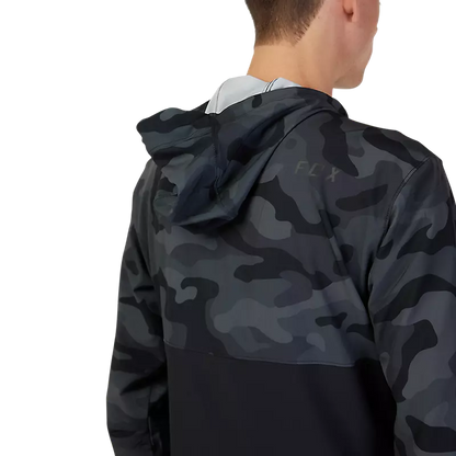 Fox Racing Ranger Wind Pullover - Black Camo - 2023