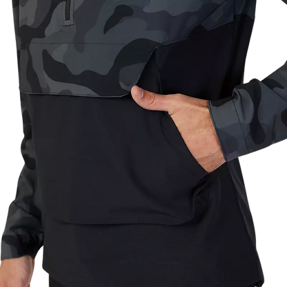 Fox Racing Ranger Wind Pullover - Black Camo - 2023