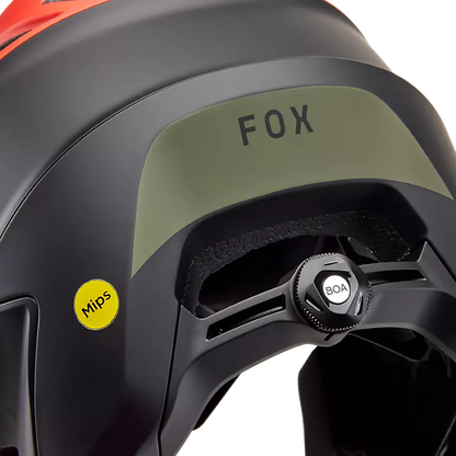 Fox Racing Dropframe Pro MTB Helmet - NYF - Orange Flame